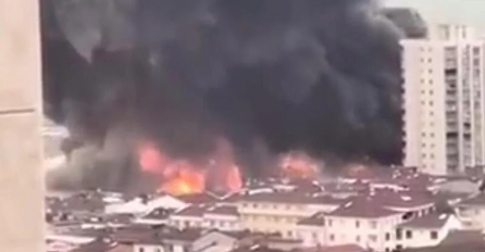 SNAŽNA EKSPLOZIJA I POŽAR u poslovnoj zgradi u Istanbulu