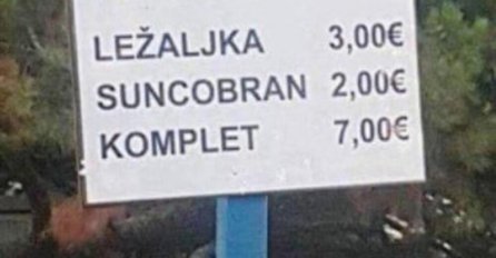 3+2=7! MATEMATIKA SA CG PLAŽE ZBUNILA MNOGE: Kako je to jeftinije? Ali Andrea je objasnila sve: Alo, alo ćutuci (FOTO)