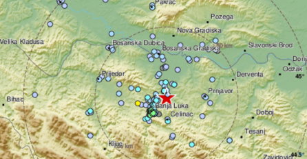 Serija manjih zemljotresa pogodila Banju Luku