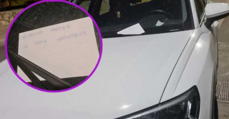 "Parking papku" građani nisu ostali dužni: Evo kakvu su mu poruku ostavili na autu