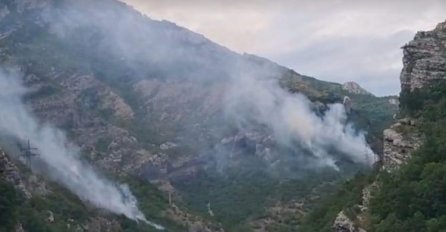 Požar iznad Jablanice, traži se djelovanje helikoptera