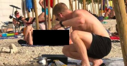 SLIKA IZ HRVATSKE ZAPALILA MREŽE – SVE SMO VIDJELI, ALI OVO NIKADA: Mladić ponio samo 1 stvar na plažu i sve šokirao