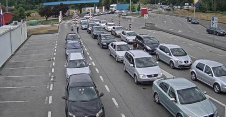 Pojačan promet vozila na ulazu u BiH