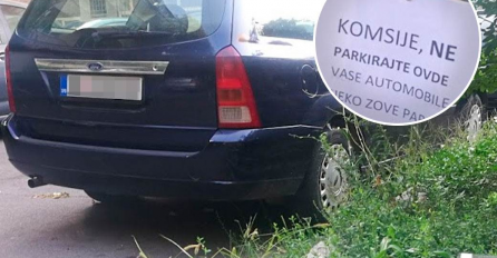 OSVANULA HIT PORUKA ISPRED ZGRADE: Stanar zbog 1 stvari odlučio da alarmira čitav komšiluk! (FOTO)