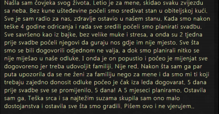 "Našla sam čovjeka svog života"