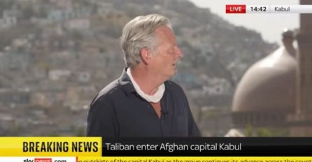 Pogledajte reakciju reportera kad je ugledao talibane kako ulaze u Kabul (VIDEO)