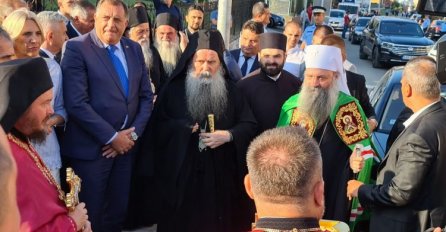 Patrijarh Porfirije stigao u Doboj, dočekao ga i Dodik