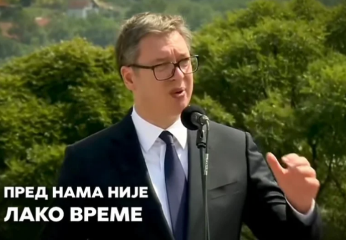 Vučić objavio video na Instagramu: Pred nama nije lako vrijeme, mi naš narod nećemo ostaviti na cjedilu