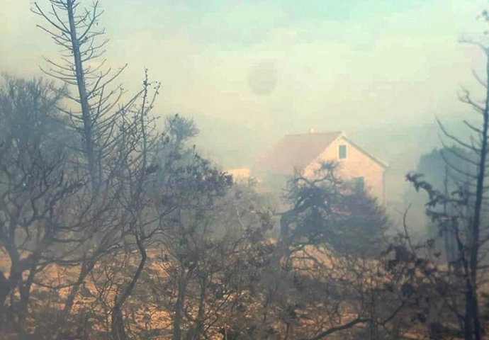 Izbio požar na Braču, lokalni vatrogasci traže pomoć iz zraka