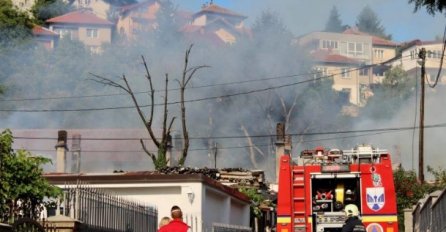 Završen uviđaj, poznat uzrok požara u naselju Buća Potok
