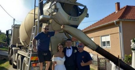 Mladu "kupio" s tri kubika betona: "Preveslali smo ih jer smo doveli svoj mikser"