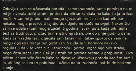 "Oduvijek sam se užasavala poroda i same trudnoće"