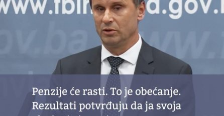 Fadil Novalić obećao da će penzije u Federaciji BiH rasti