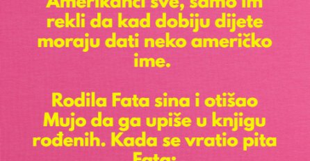 VIC DANA: Fata i Mujo u Americi