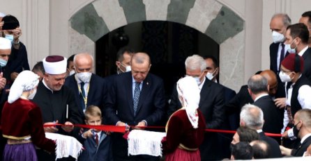 Predsjednik Turske Erdogan otvorio Baščaršijsku džamiju