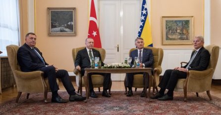Dodik u Predsjedništvu BiH, u toku sastanak sa Erdoganom