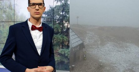 Nedim Sladić jutros podijelio sliku, prognoza se ostvarila: Jutros zabijelio snijeg na Kredarici