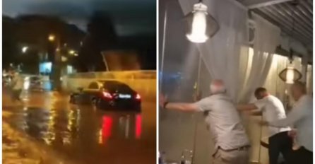 NEVRIJEME U CRNOJ GORI ČUPALO DRVEĆE IZ KORJENA: Troje povrijeđeno u Tivtu! Budvanske ulice pod vodom (VIDEO)