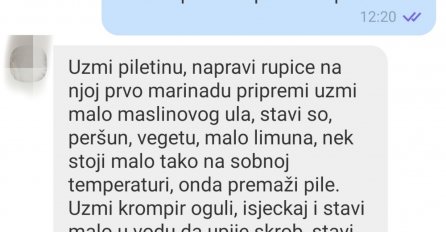 KĆERKA SE JAVILA MAMI I PITALA KAKO DA PRIPREMI PILETINU ZA RUČAK: Pogledajte kćerkin odgovor na kraju, BALKAN PLAČE OD SMIJEHA