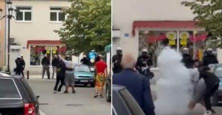 Dramatičan video: Šok bombama i gumenim mecima  na golorukog mladića