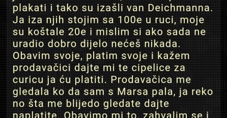 "Stajala sam u redu da kupim patike"