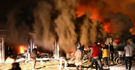 Najmanje deset ljudi poginulo u požaru koji je zahvatio Covid bolnicu u Tetovu