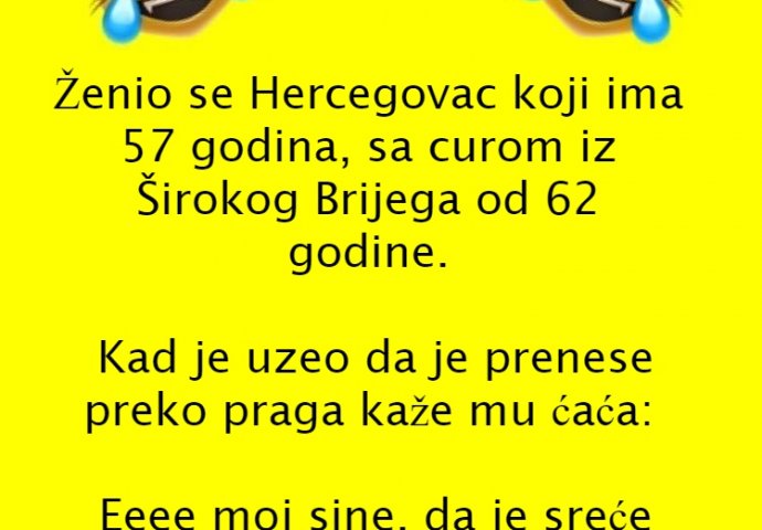 VIC DANA: Ženi se Hercegovac