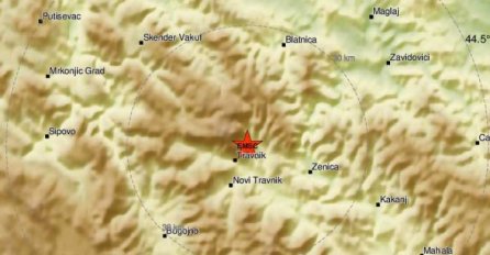 Novi zemljotres pogodio BiH: Zabilježeno podrhtavanje tla kod Travnika