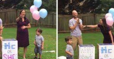 POZVALI SU GOSTE KAKO BI OTKRILI SPOL SVOG DJETETA:  onda ih je tata sve iznenadio kad je donio i drugu kutiju! "ŠTA SE OVDJE DOGAĐA" (VIDEO)