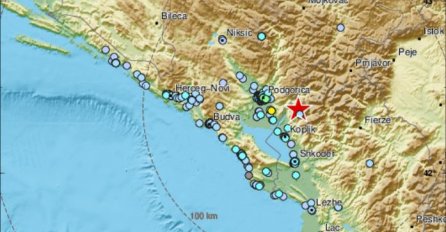 Dva zemljotresa na granici između Crne Gore i Albanije