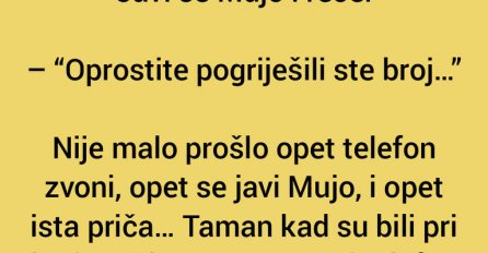 VIC: Ručaju Mujo i Fata, kad zvoni telefon
