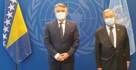 Željko Komšić se sastao s Antoniom Guterresom, informirao ga o stanju u BiH i blokadama iz RS-a