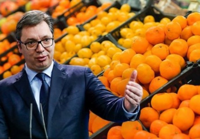 Vučić na primjeru sa pomorandžama objasnio “barbarske trikove Prištine”