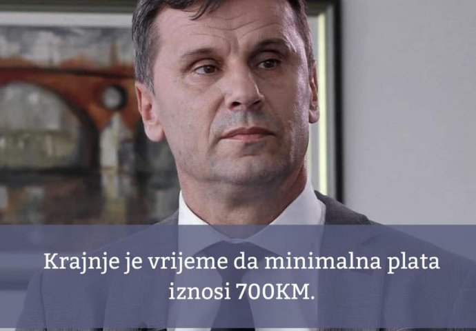 Novalić: Krajnje je vrijeme da minimalna plata bude 700KM