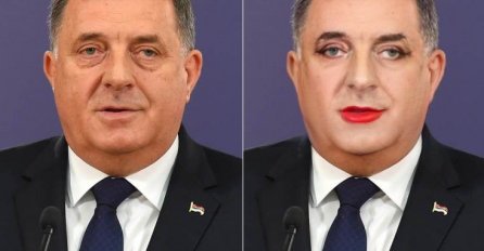 OVAKO BI DODIK IZGLEDAO SA ŠMINKOM, ALI BAKE JE HIT: A tek da vidite Vučića, PA PRAVA SLATKICA (FOTO)