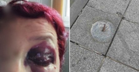 Strahota: Sarajka zapela za armaturu usred Titove ulice, umalo ostala bez oka