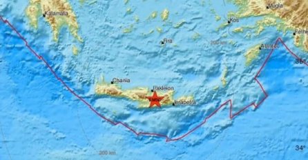 Snažan zemljotres jačine 6,5 stepeni pogodio otok Krit