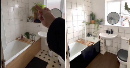 NIJE IMALA PARA ZA NOVO KUPATILO, PA GA TRANSFORMISALA ZA 130 KM DOK JE MUŽ BIO NA PUTU: Pogledajte kako kupatilo sada izgleda, IZNENAĐENJE (FOTO)