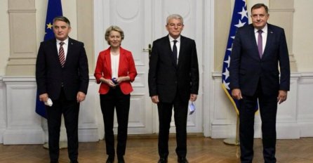 Ursula von der Leyen se sastala sa članovima Predsjedništva BiH