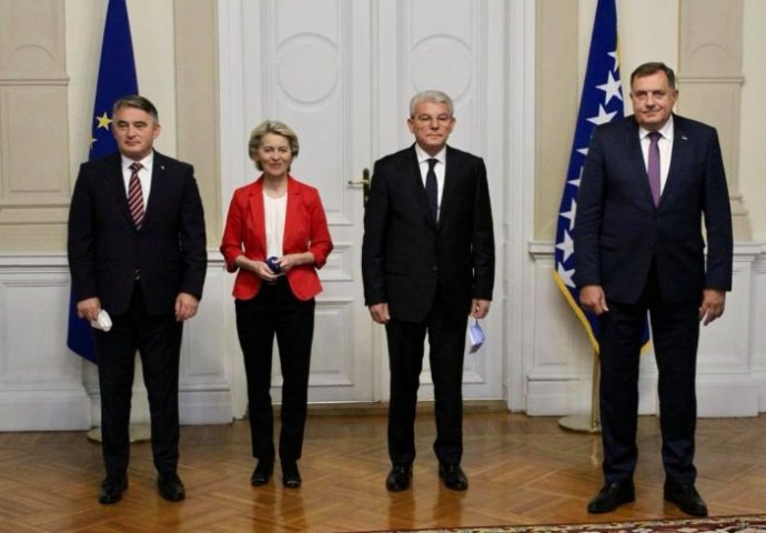 Ursula von der Leyen se sastala sa članovima Predsjedništva BiH