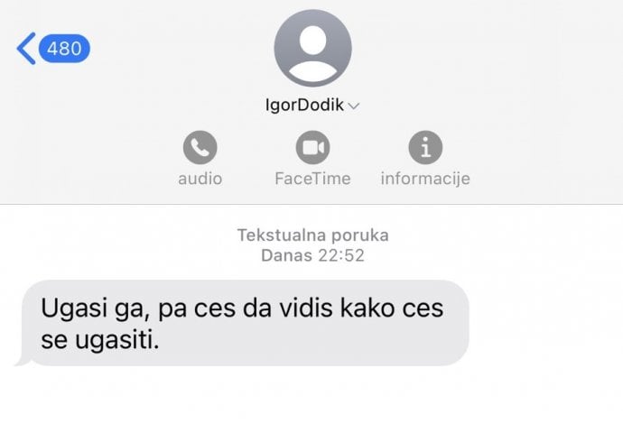 Drašku Stanivukoviću stigla nova prijetnja, Igor Dodik negira da je on poslao poruku