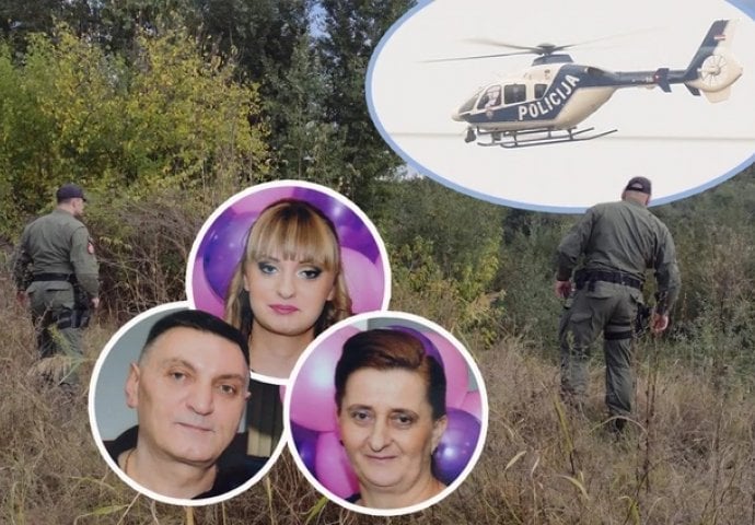  Žandarmerija pretražuje teren oko Moravskog Bujmira u potrazi za nestalom porodicom ĐOKIĆ, helikopteri nadlijeću teren oko rijeke