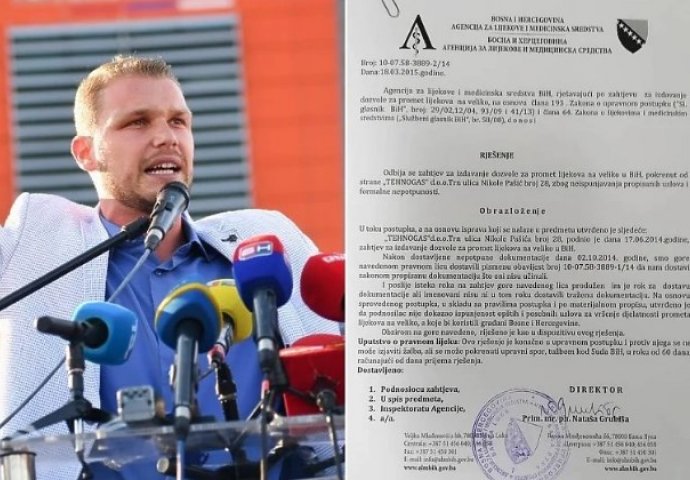 Novi dokaz iz afere "Kiseonik": Zahtjev Tehnogasa odbila i SNSD-ova direktorica Agencije za lijekove