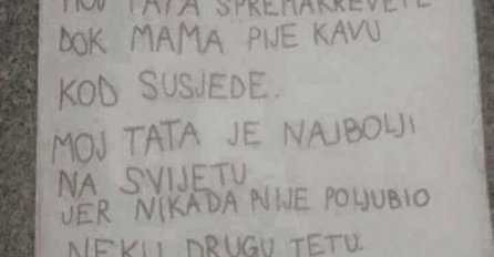 UČITELJICA PLAKALA OD SMIJEHA, DJEČAK ZA ZADAĆU NAPISAO PJESMICU O TATI: Kad je pročitala zadnju rečenicu SUZE JE OBLILE (FOTO)