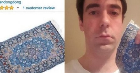 SVI MU SE SMIJU, A NJEMU SE PLAČE: Ovaj muškarac je preko interneta naručio tepih za spavaću sobu, a EVO ŠTA MU JE STIGLO (FOTO)