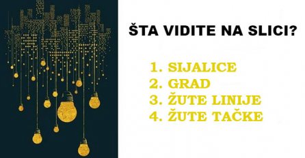 TEST JE TAČAN 99%! BRZO POGLEDAJTE SLIKU I RECITE NAM ŠTA VIDITE: Odgovor otkriva kakva ste osoba! 