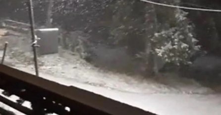 Nakon kiše, sinoć pale prve pahulje snijega: Evo šta nas danas čeka