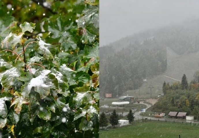 Snježne pahulje i na Bjelašnici i Igmanu, temperature ispod nule