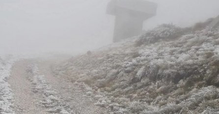 Planinu Velež okovali snijeg i led, u Mostaru temperature ispod 10 stepeni