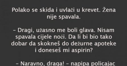 VIC: Policijac se vraća s posla